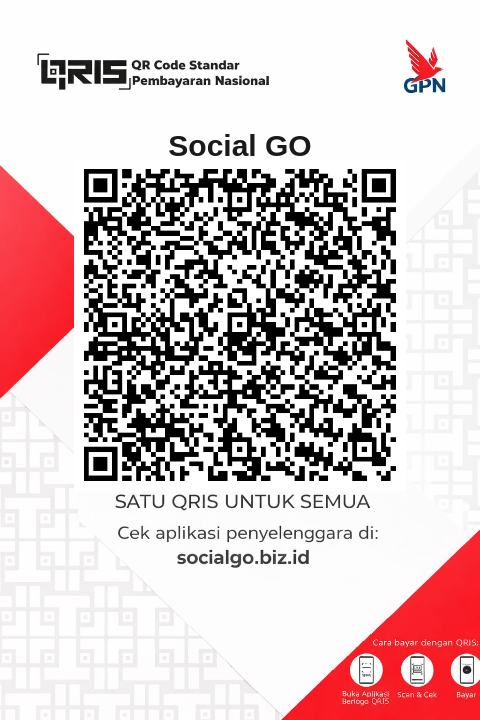 QRIS SocialGO - Scan untuk Deposit